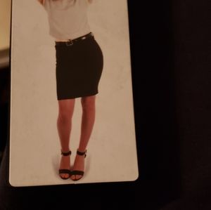 Betabrand work- it skort black